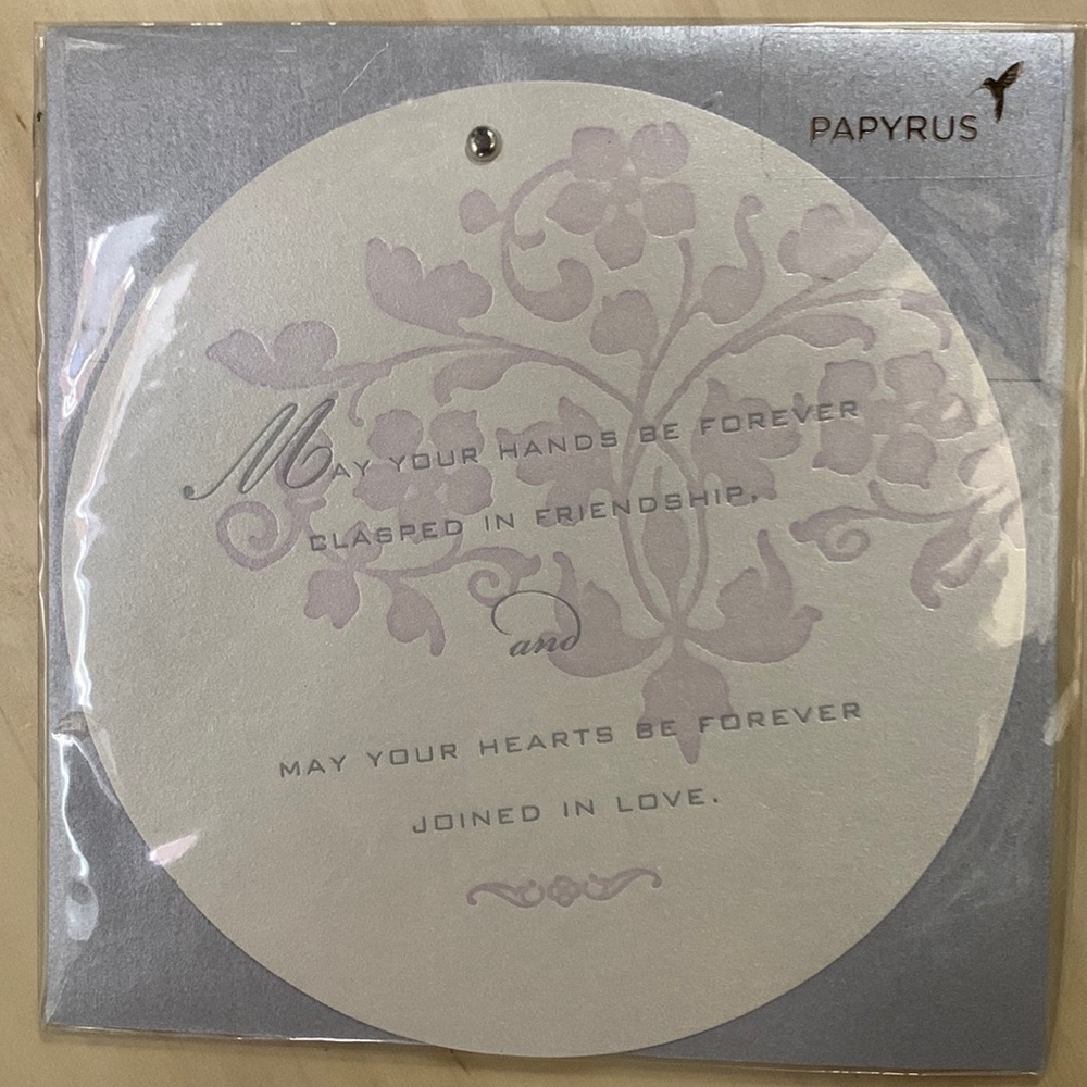 Papyrus Wedding Card